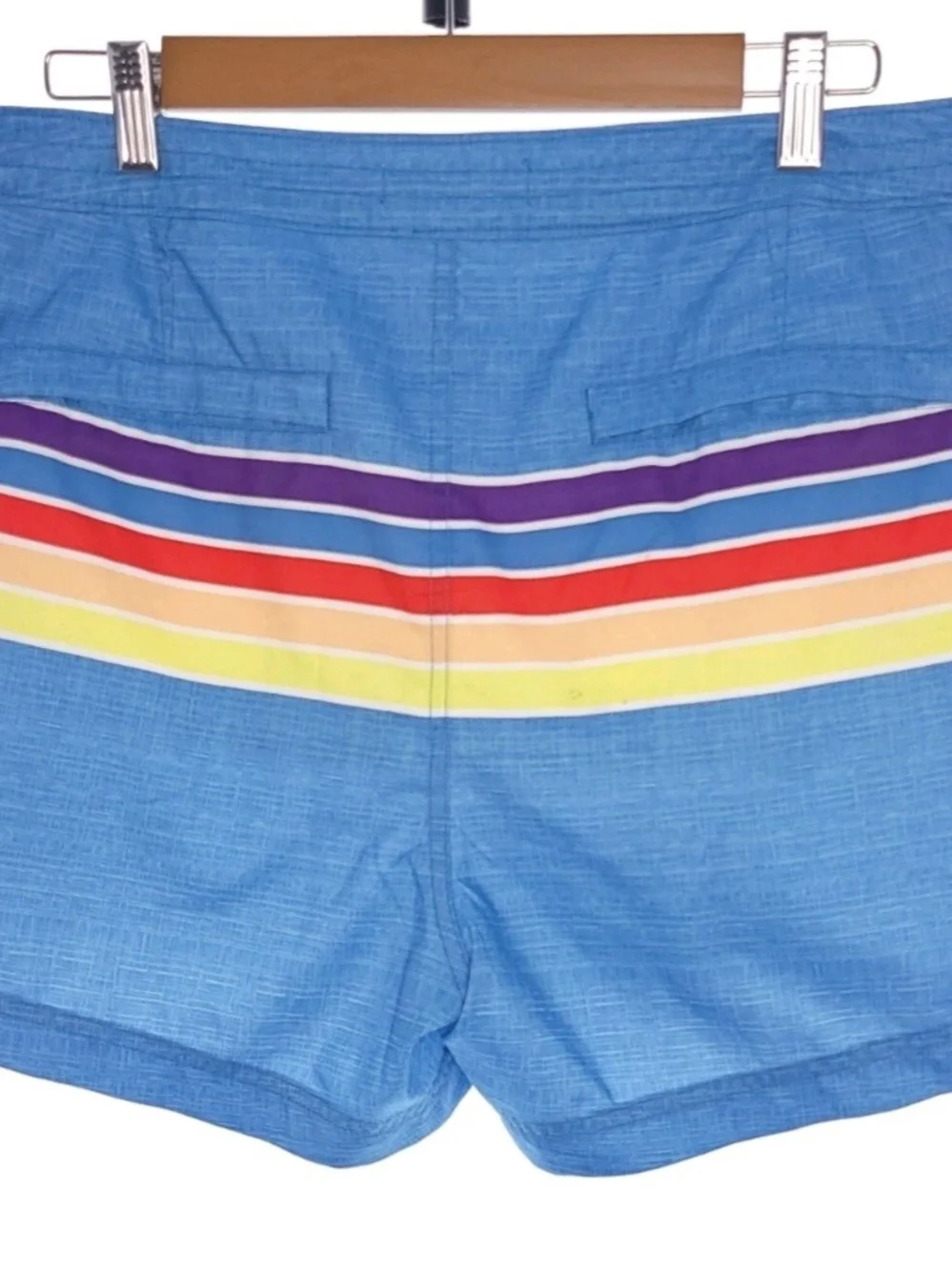 Original Penguin Mens Swim Trunks Size 34 Striped Mesh Lined